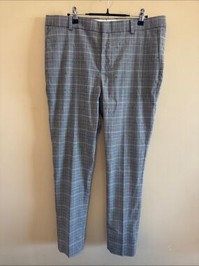 H&M Gray Plaid Dress Pants